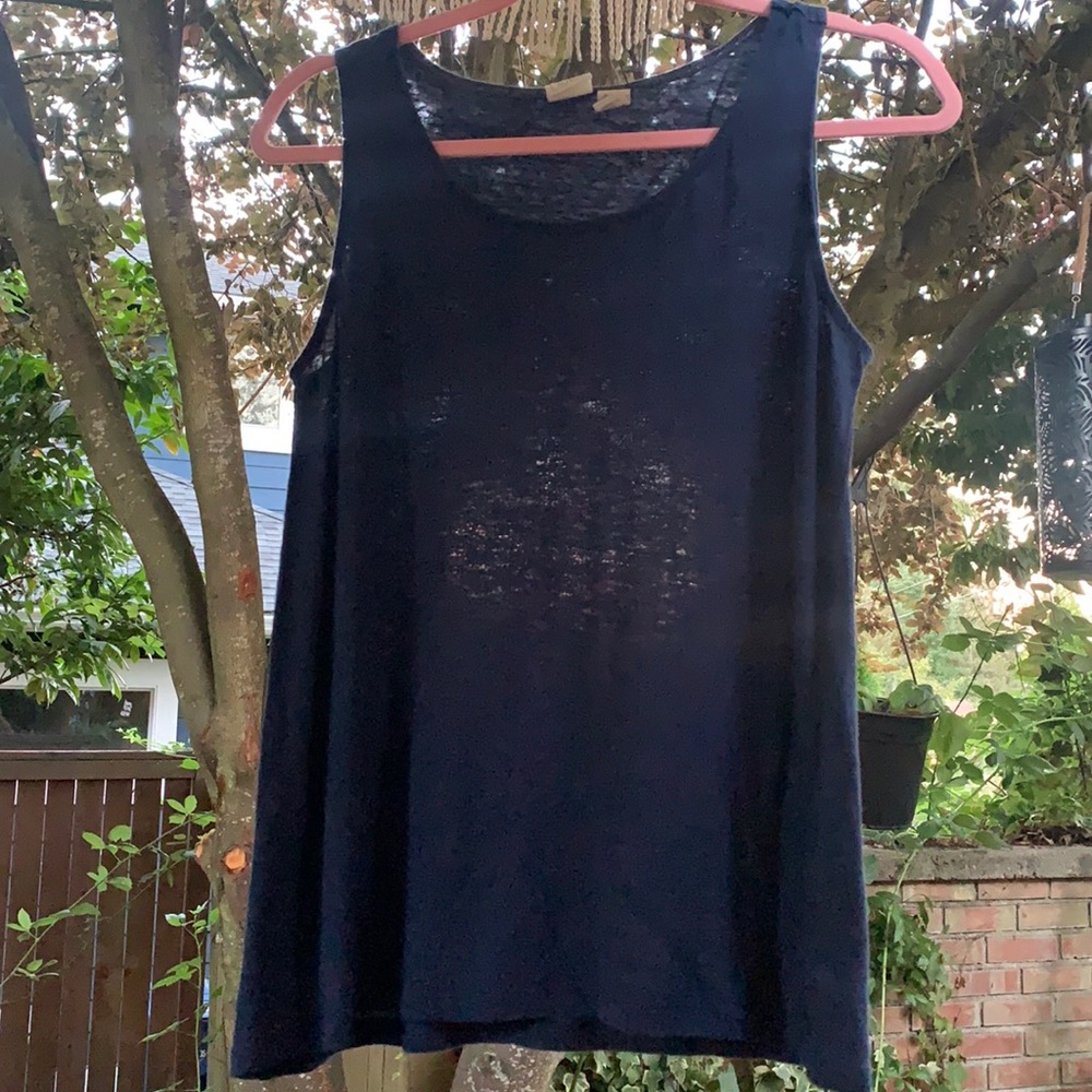 Blue tank top